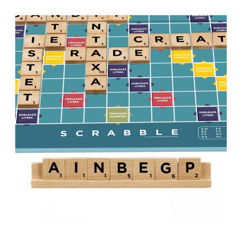 Joc de societate, Scrabble cu piese din lemn, In Limba Romana, JLJ65