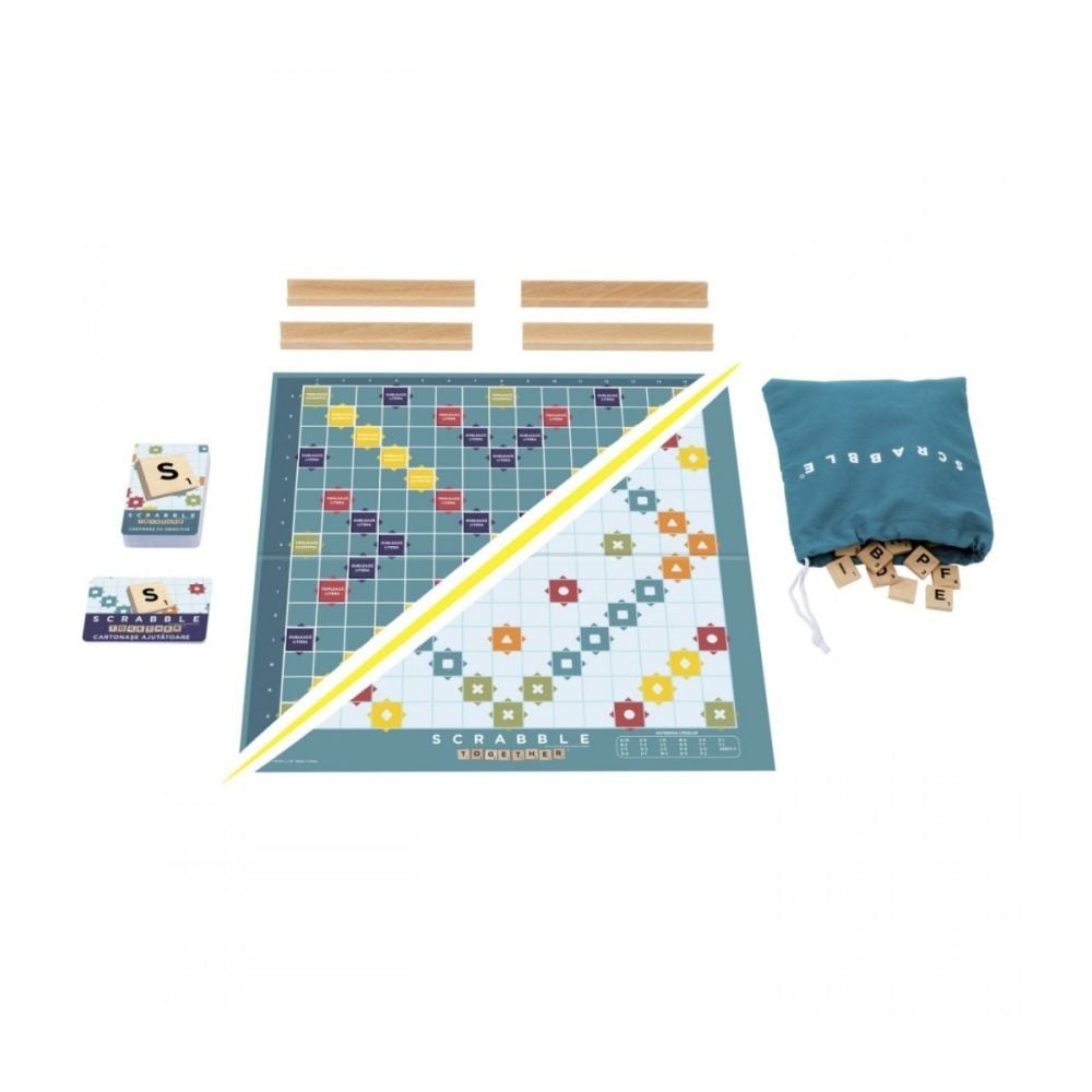 Joc de societate, Scrabble cu piese din lemn, In Limba Romana, JLJ65