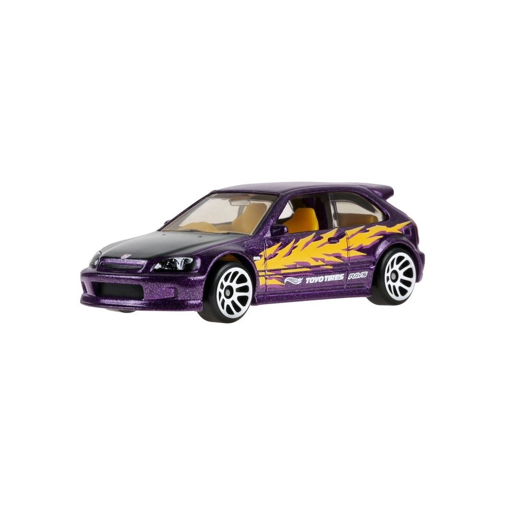 Masina metalica, Hot Wheels, Silver Series, 99 Honda Civic Type R EK9, 1:64