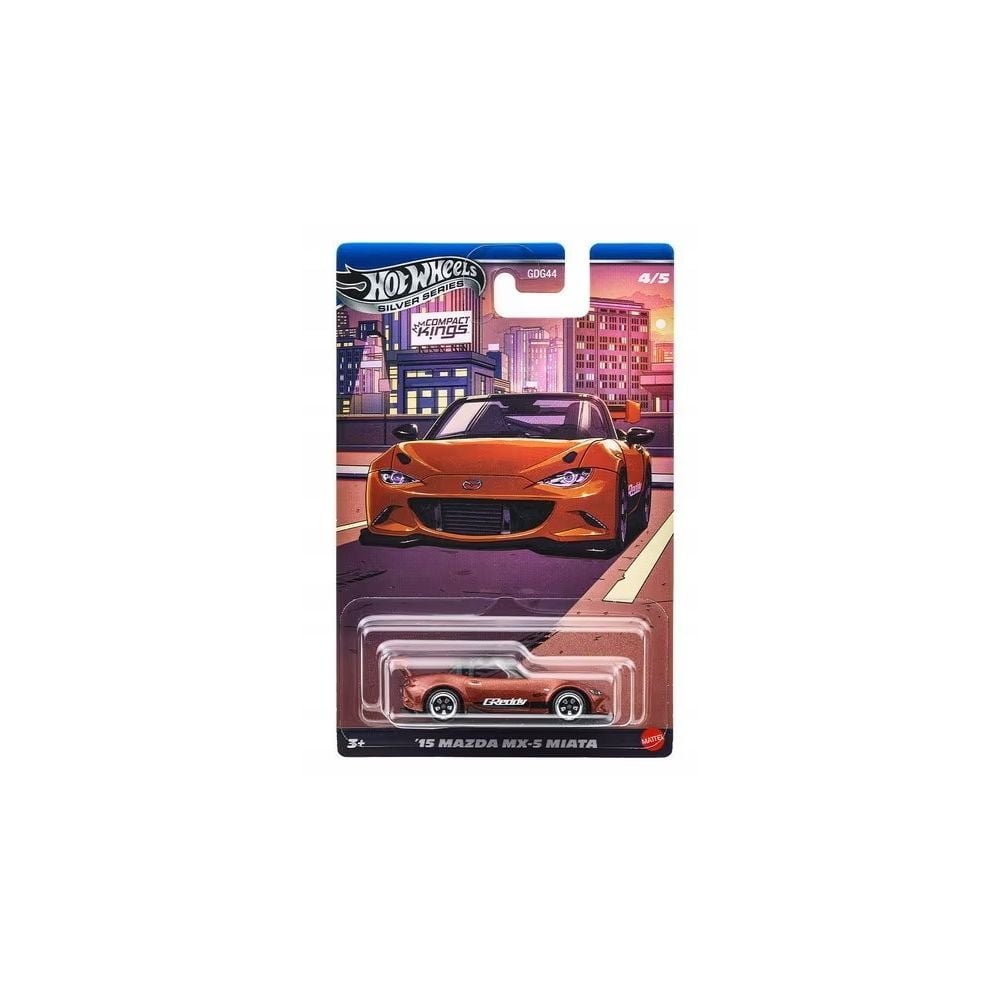 Masina metalica, Hot Wheels, Silver Series, 15 Mazda MX-5 Miata, 1:64