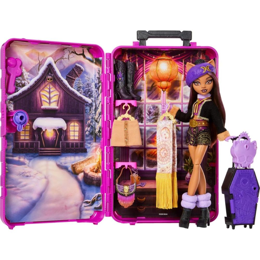 Papusa Monster High, Skulltimate Secrets 8, Clawdeen Wolf, JMG65