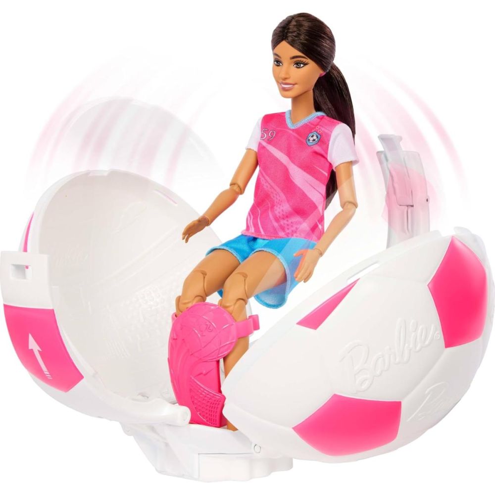 Papusa Barbie, Team Barbie Roll & Reveal, Fotbal, JMK20
