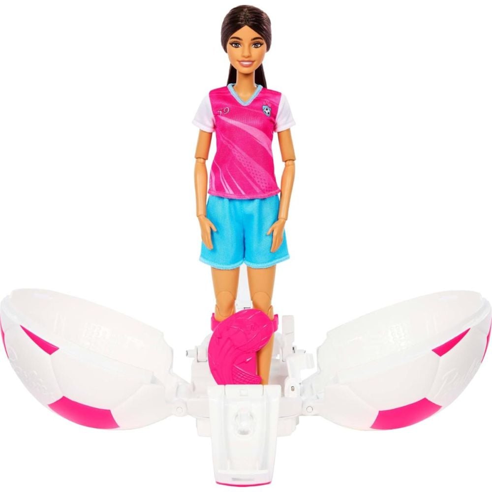 Papusa Barbie, Team Barbie Roll & Reveal, Fotbal, JMK20