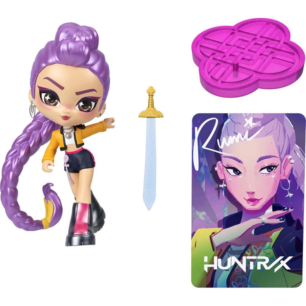 Figurina surpriza cu accesorii, K-Pop Demon Hunters, JTC88