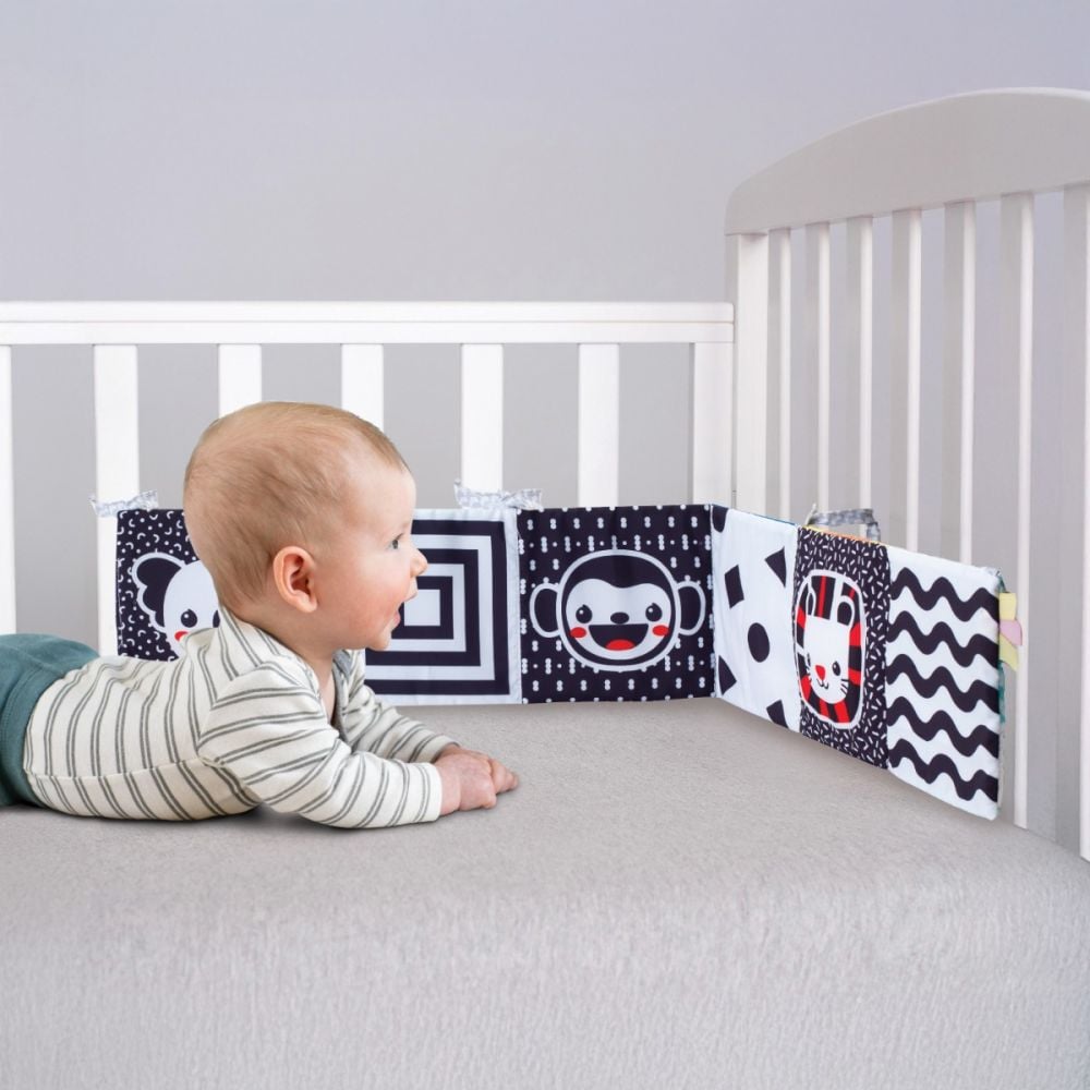 Carticica moale cu activitati pentru dentitie, Infantino, Soft Crib