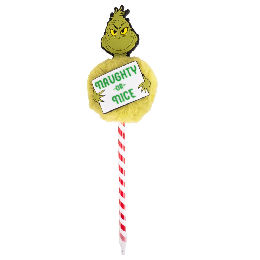 Pix cu accesoriu pufos, Grinch, Naughty or nice