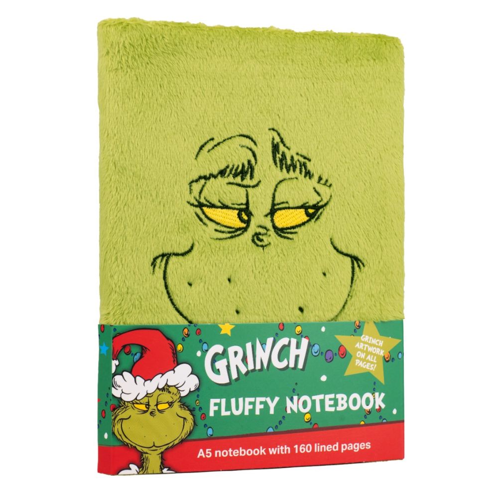 Agenda A5, Grinch, Fluffy Notebook, 160 pagini
