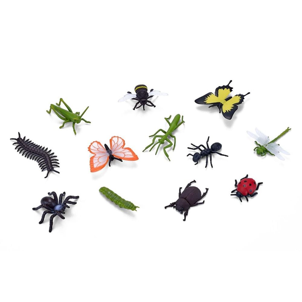 Set 12 mini figurine, Mojo, Insecte si Paianjeni