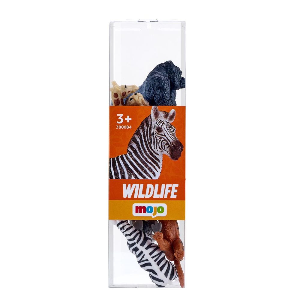 Set 6 mini figurine, Mojo, Animale Salbatice din Africa
