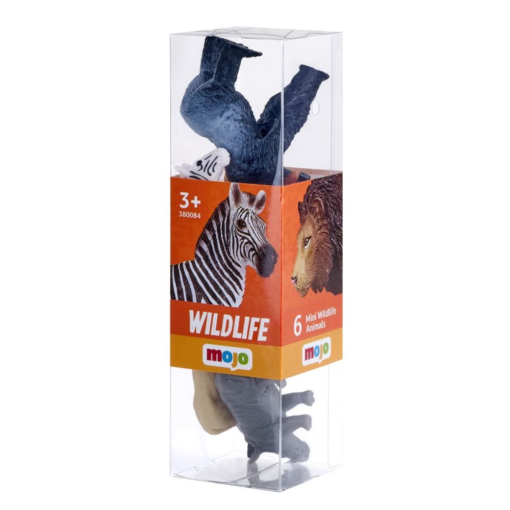 Set 6 mini figurine, Mojo, Animale Salbatice din Africa
