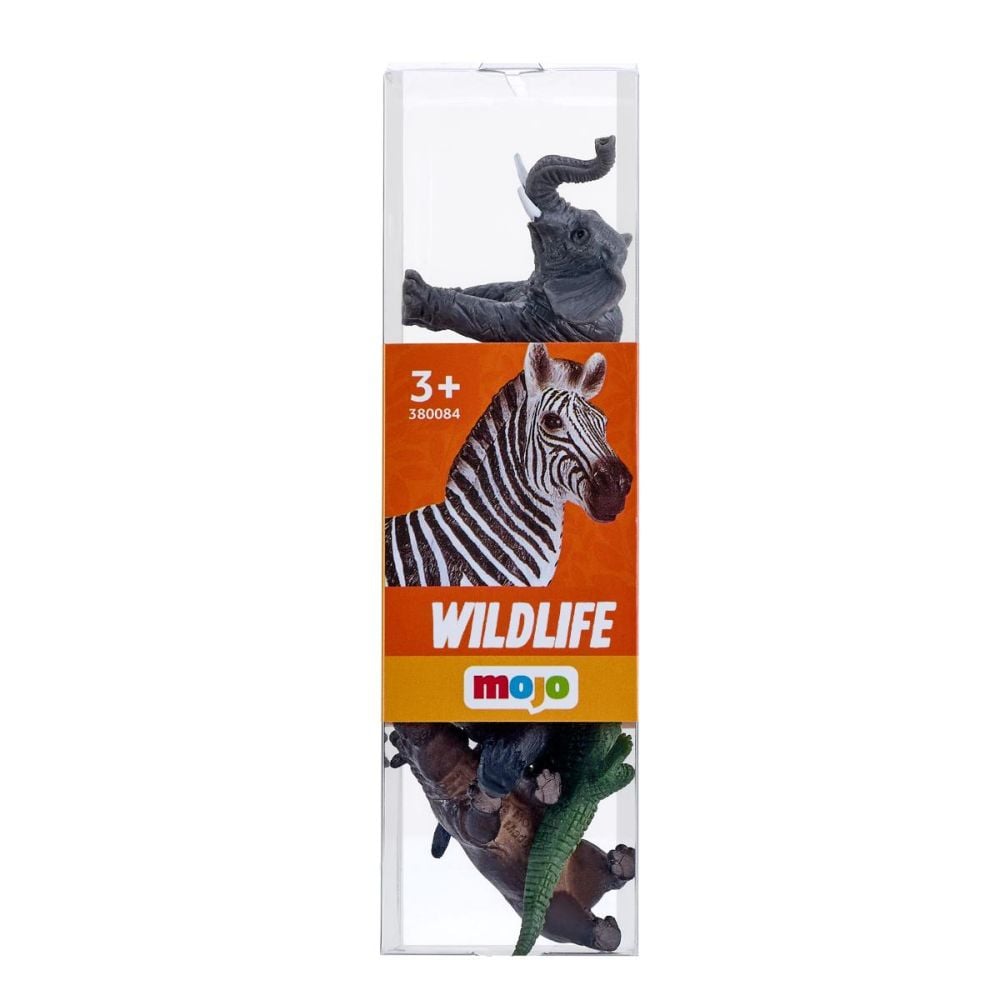 Set 6 mini figurine, Mojo, Animale Salbatice din Africa