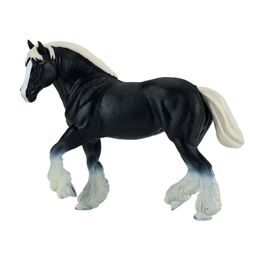 Figurina Mojo, Cal Clydesdale, Negru