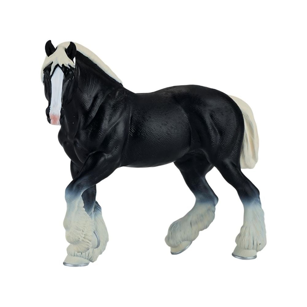 Figurina Mojo, Cal Clydesdale, Negru