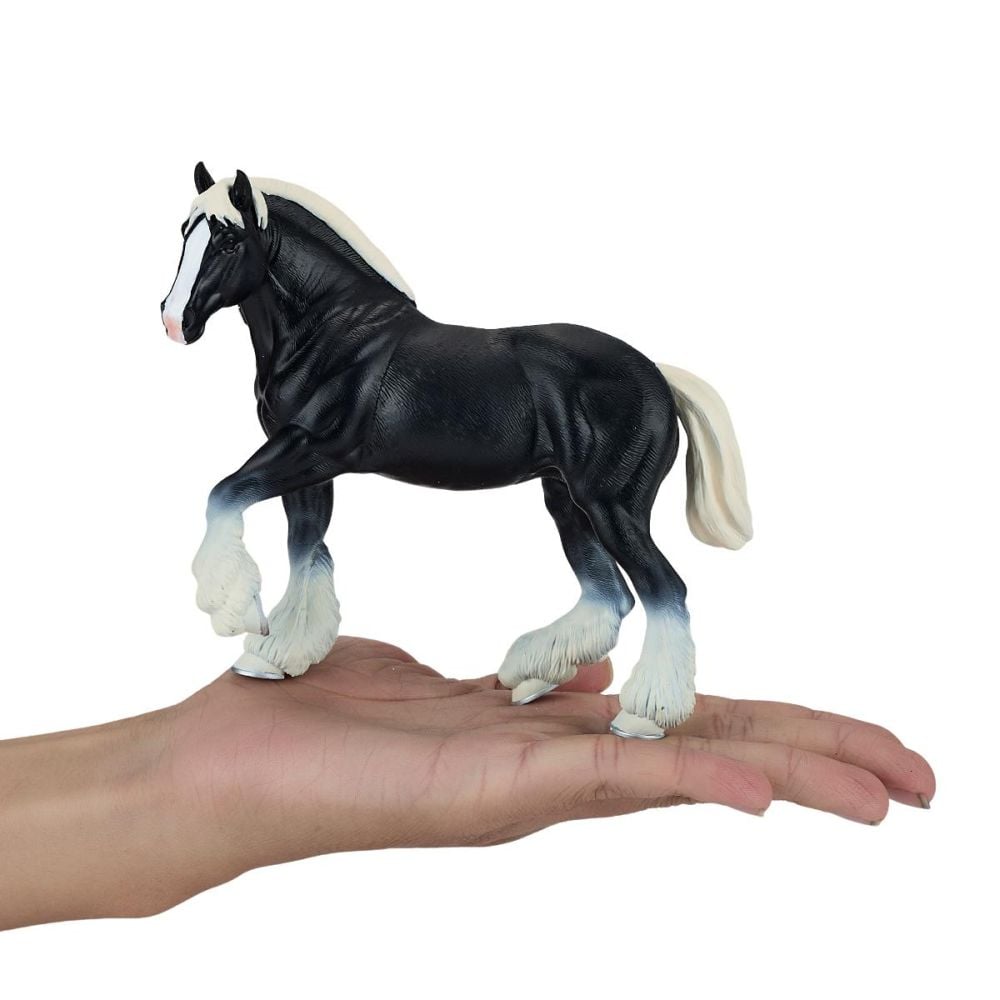 Figurina Mojo, Cal Clydesdale, Negru