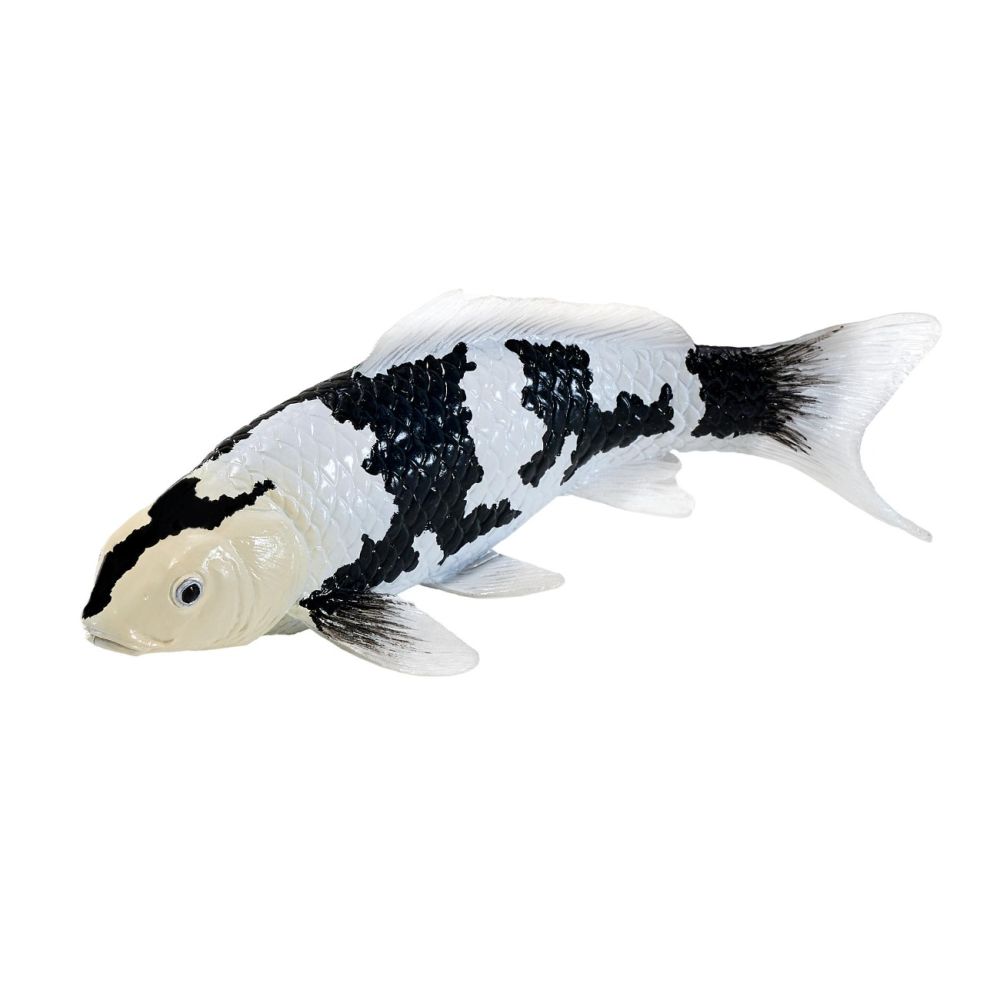 Figurina Mojo, Enthusiast Collection, Crap Koi, Shiro Utsuri