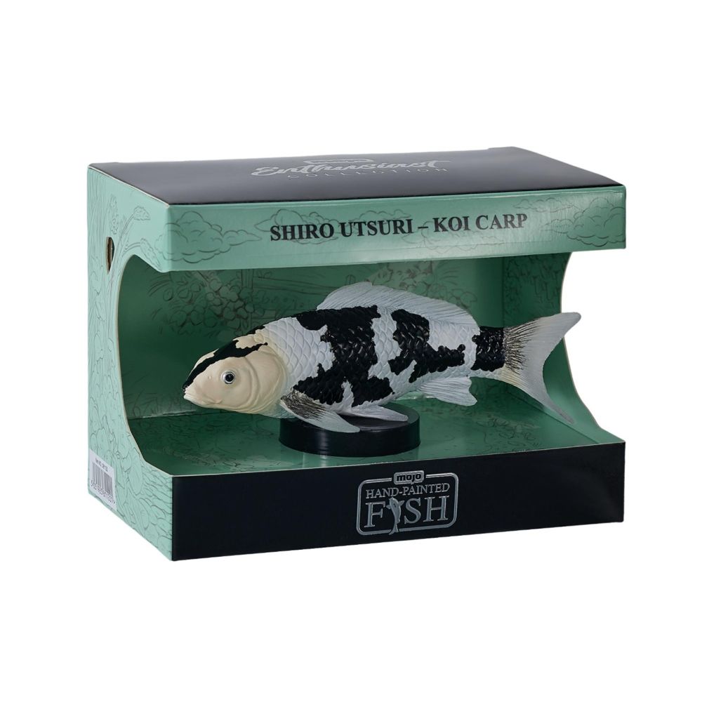 Figurina Mojo, Enthusiast Collection, Crap Koi, Shiro Utsuri