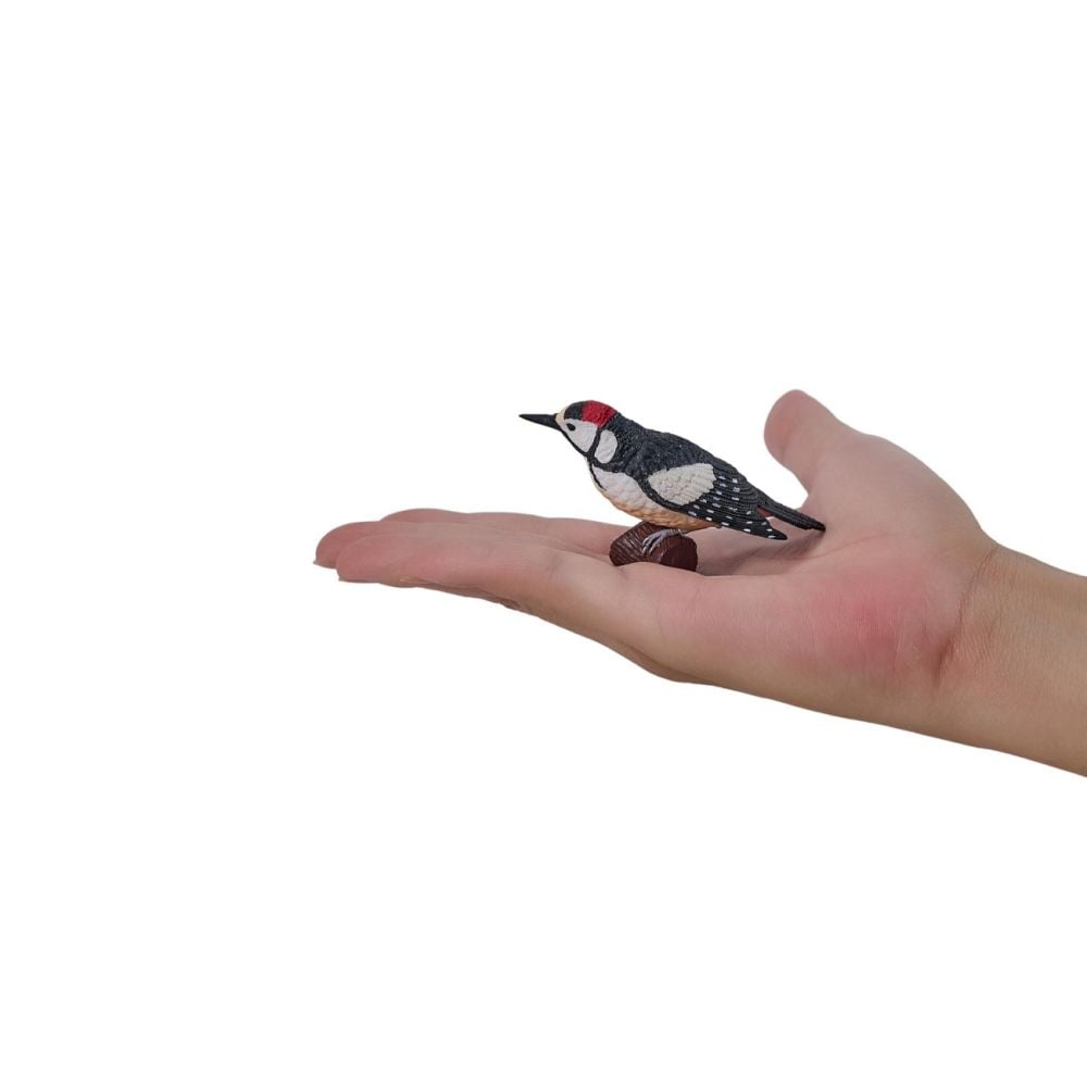 Figurina Mojo, Enthusiast Collection, Ciocanitoare Pestrita Mare
