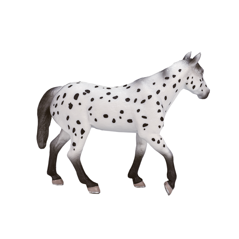 Figurina Mojo, Armasar Appaloosa, Alb