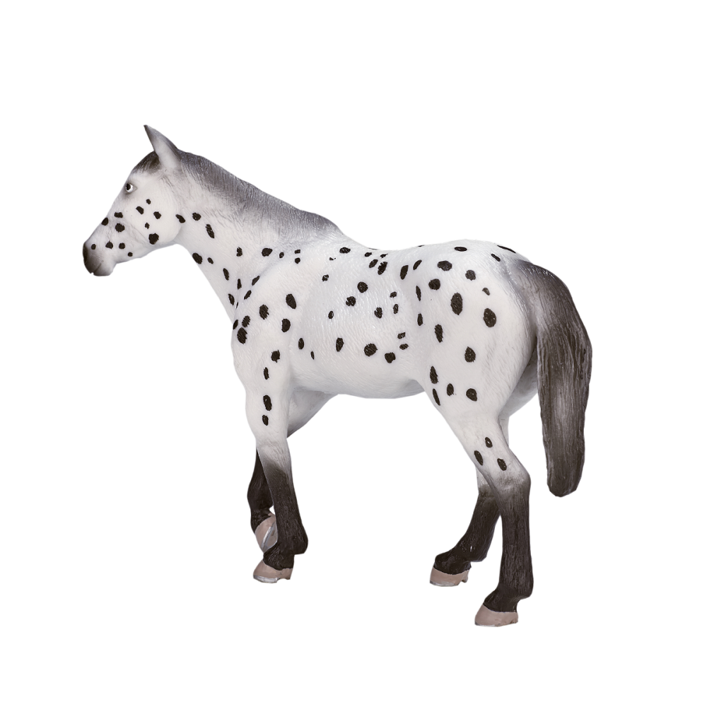 Figurina Mojo, Armasar Appaloosa, Alb