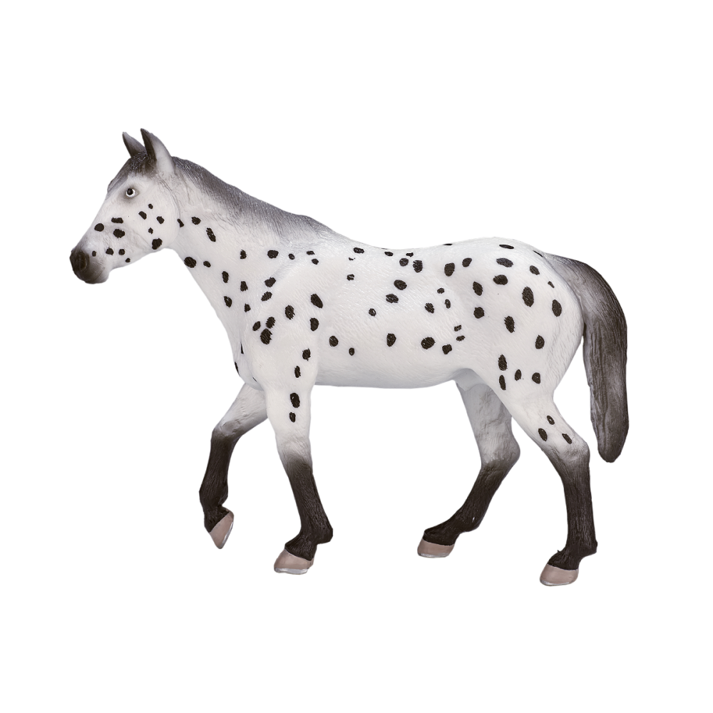 Figurina Mojo, Armasar Appaloosa, Alb