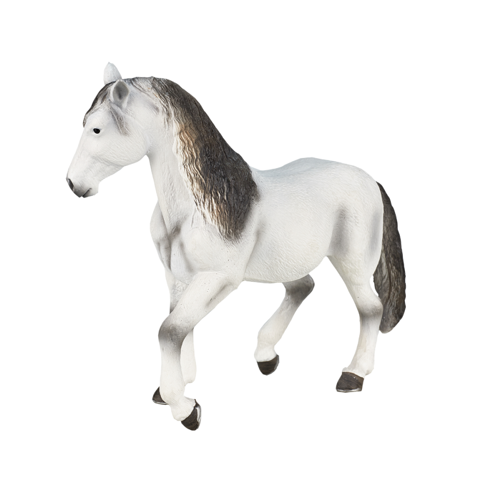 Figurina Mojo, Armasar Andaluz, Gri