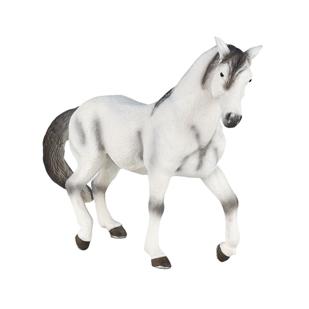 Figurina Mojo, Armasar Andaluz, Gri