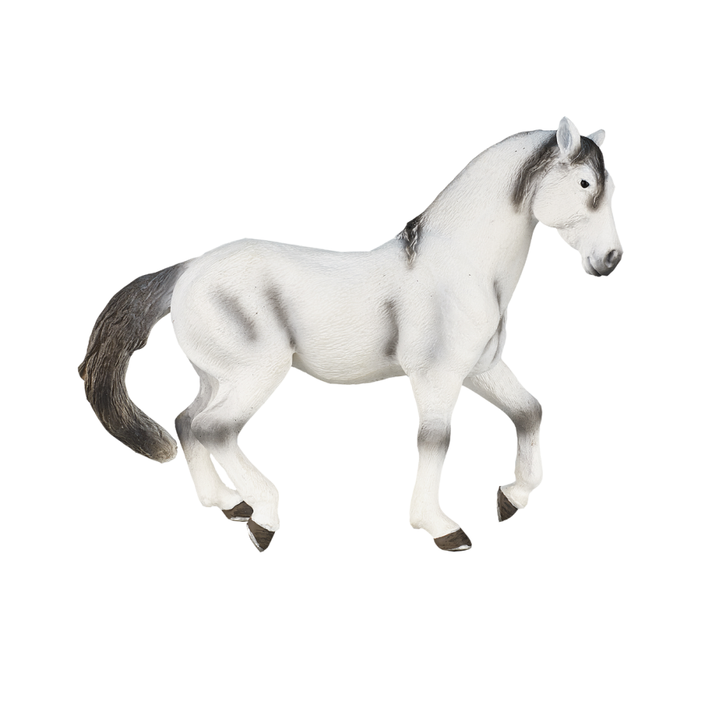 Figurina Mojo, Armasar Andaluz, Gri
