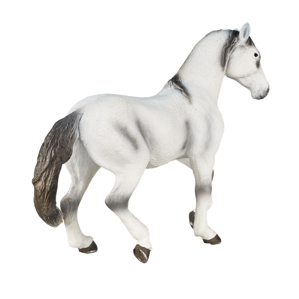 Figurina Mojo, Armasar Andaluz, Gri
