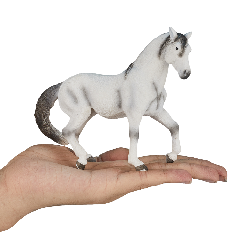 Figurina Mojo, Armasar Andaluz, Gri