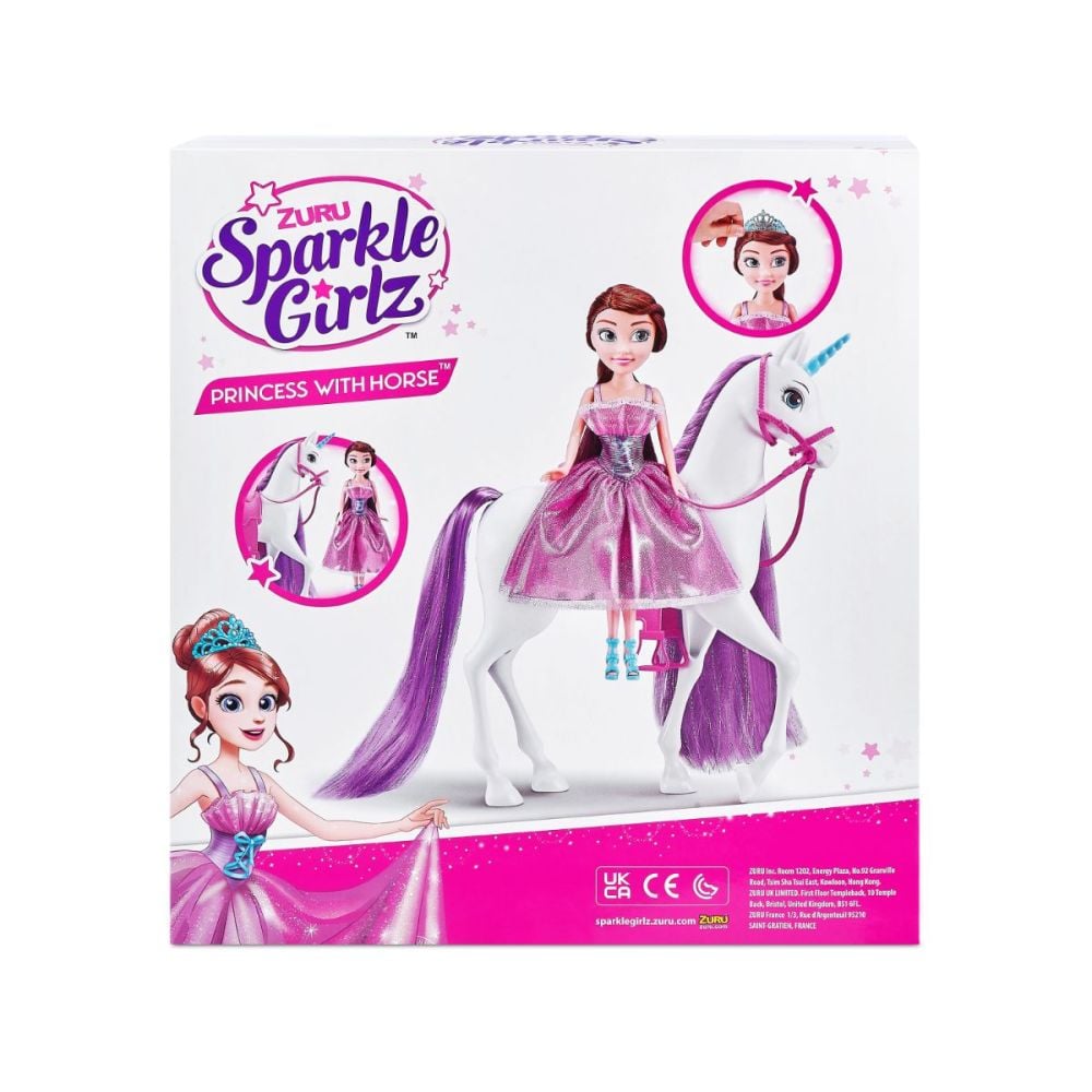 Set de joaca Sparkle Girlz, Papusa cu Unicorn 