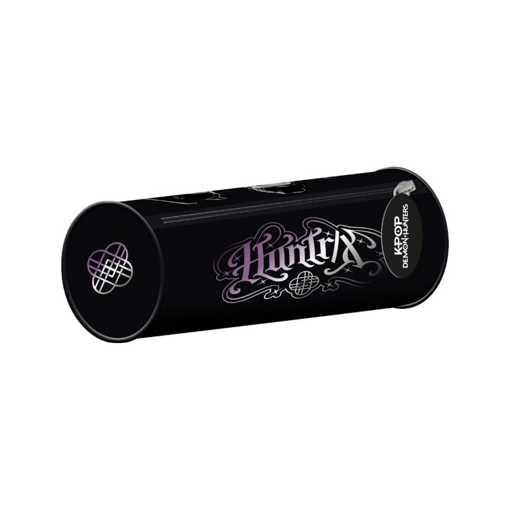 Penar cilindric neechipat cu 1 fermoar, St Majewski, K-Pop Demon Hunters, Negru