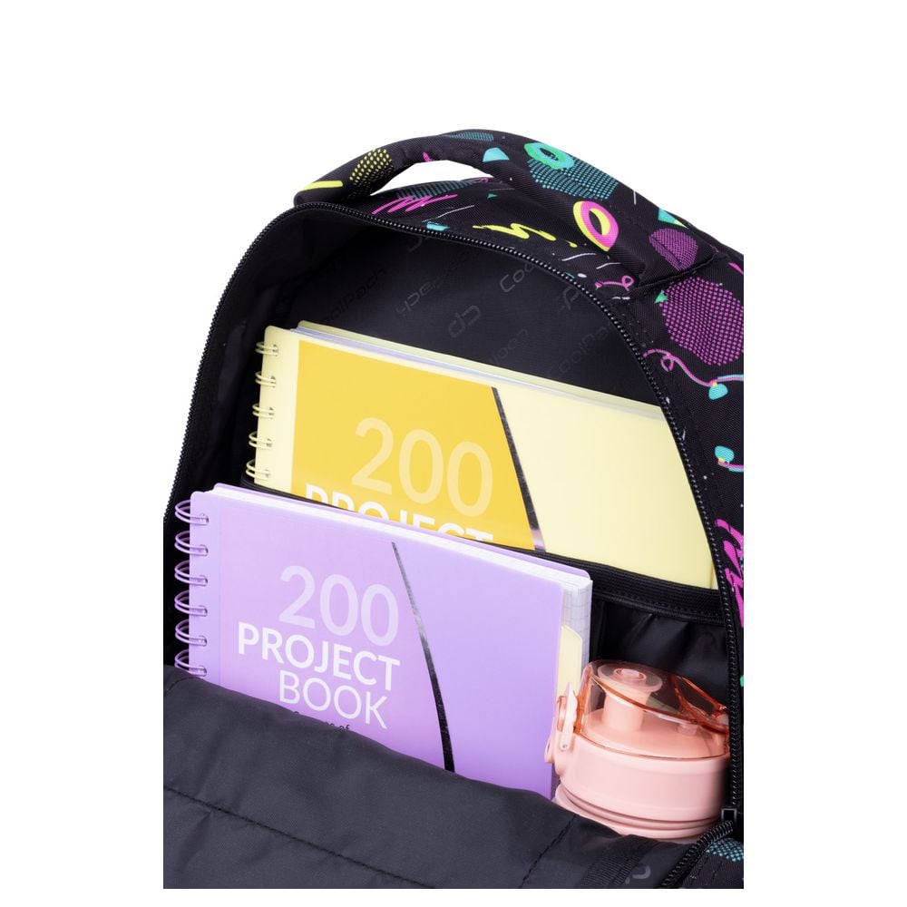Ghiozdan cu 3 compartimente, Coolpack, Capybara, Negru