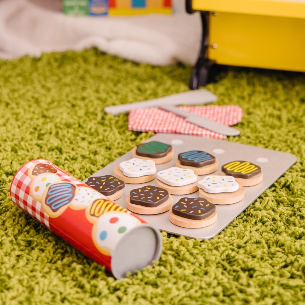 Set de joaca, Melissa & Doug, Fursecuri din lemn, 29 piese, 6074870