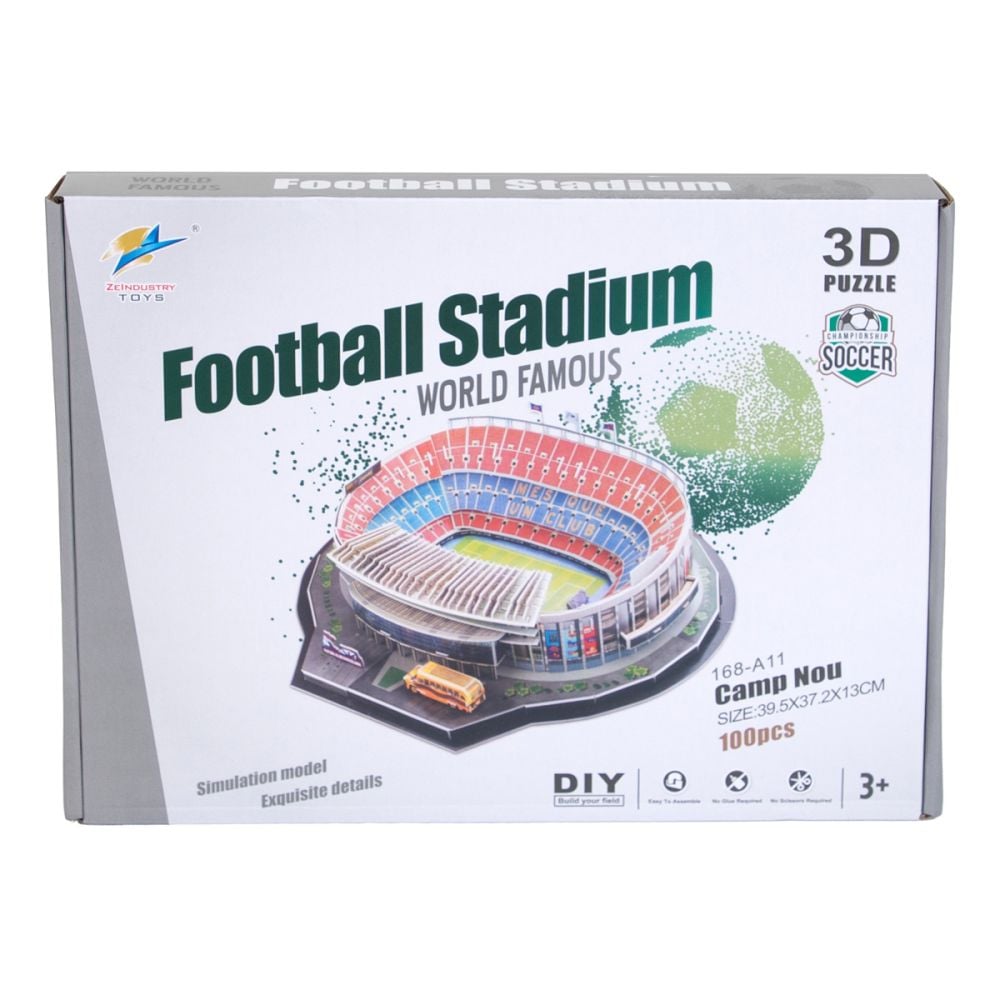 Puzzle 3D, FRF, Stadion de fotbal, 100 piese