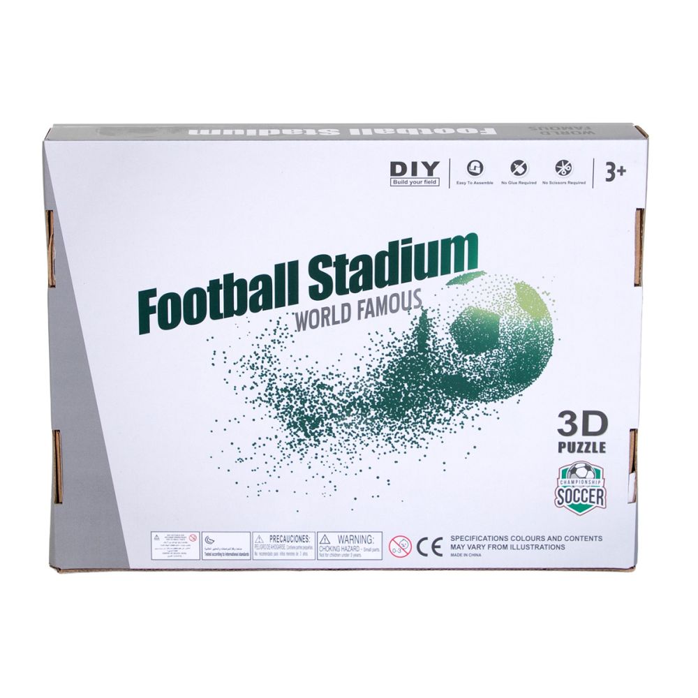 Puzzle 3D, FRF, Stadion de fotbal, 100 piese