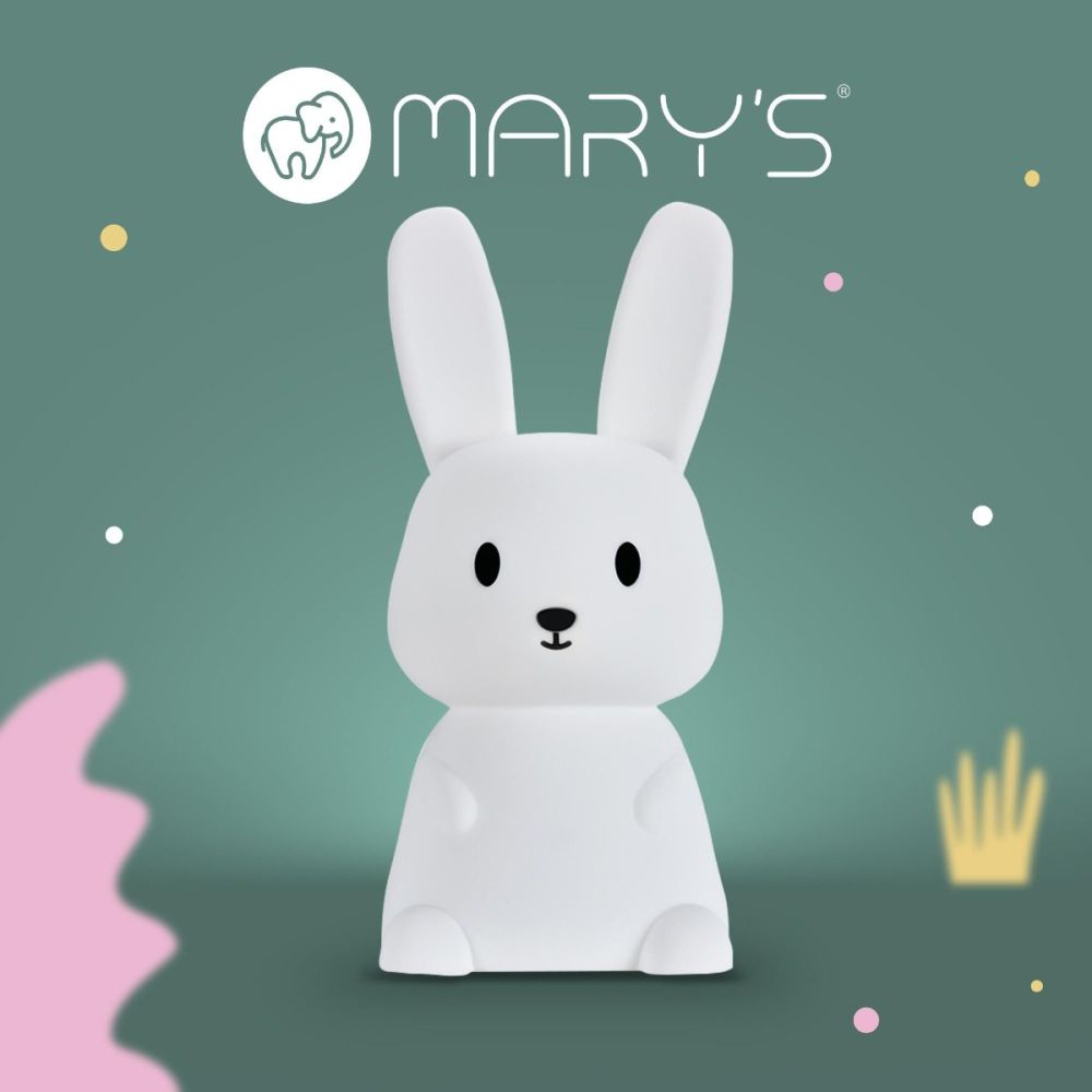 Lampa de noapte cu telecomanda si lumini LED RGB, Marys, Iepuras Mare
