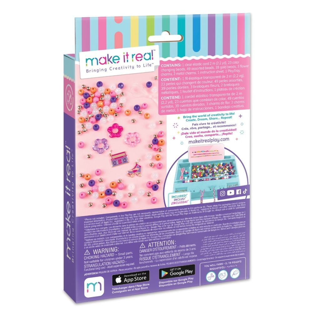 Set de creat 5 bratari, Make It Real, Color Reveal