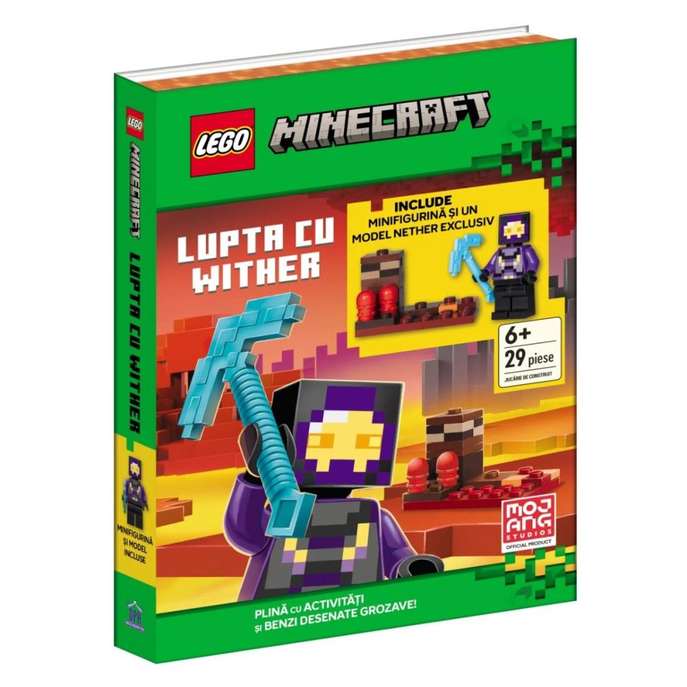 Carte de activitati si benzi desenate, LEGO Minecraft, Lupta cu Wither