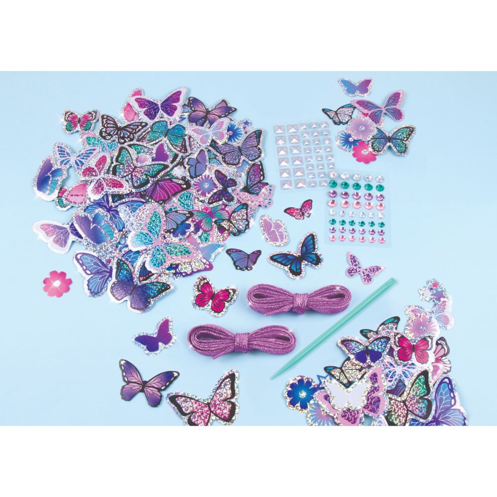 Set de stickere pentru incaltaminte, Make It Real, Butterfly