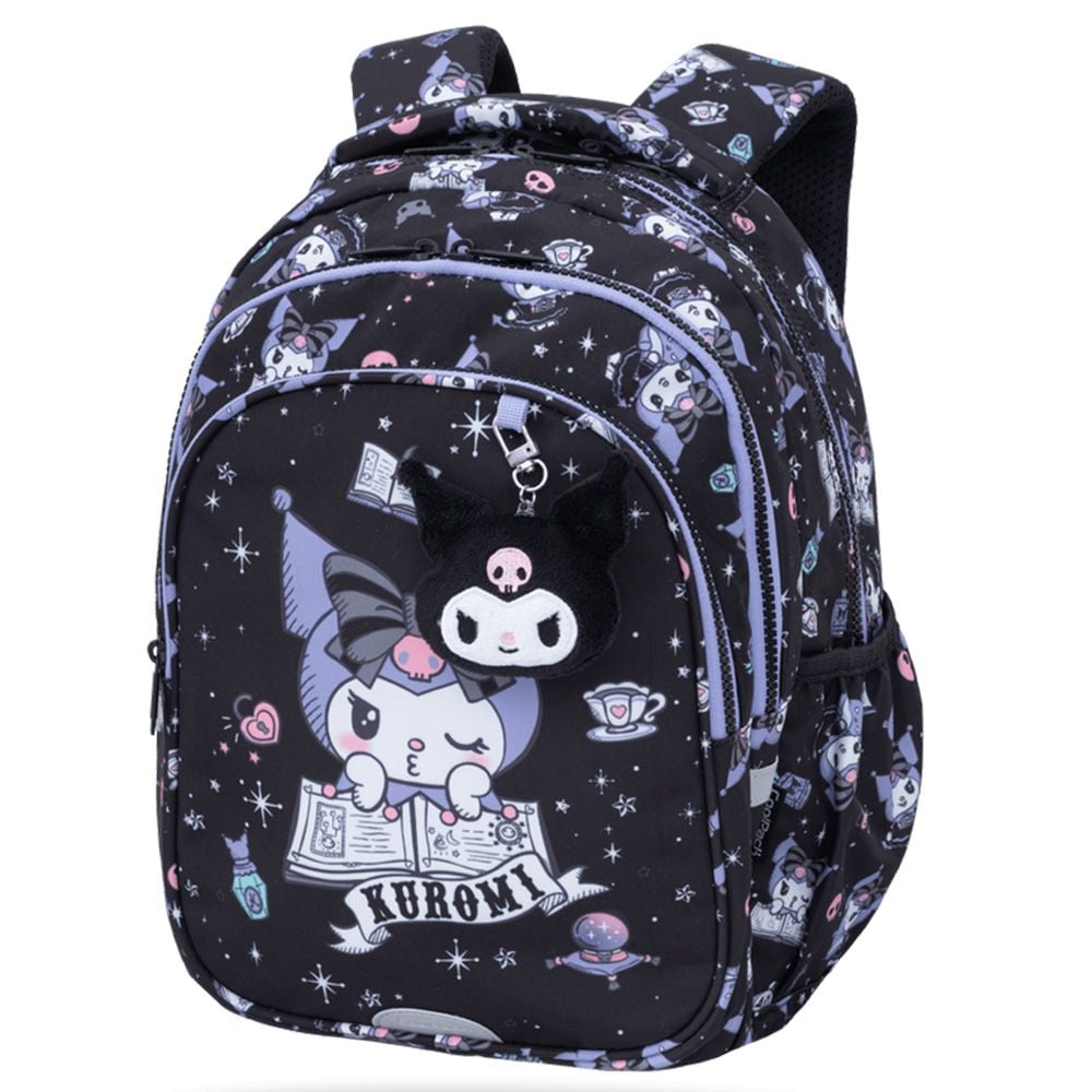 Ghiozdan cu 3 compartimente, Coolpack, Kuromi, Negru