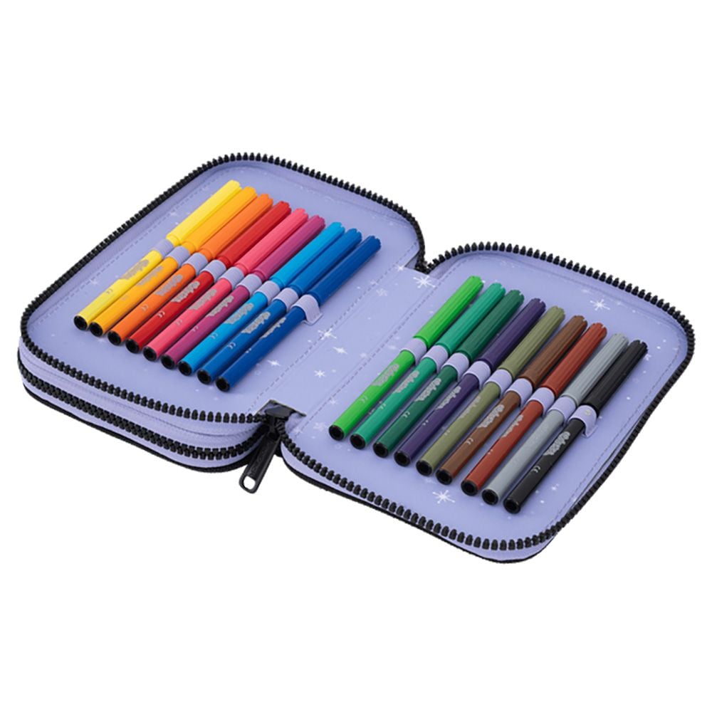 Penar echipat cu doua compartimente, Coolpack, Kuromi, Negru