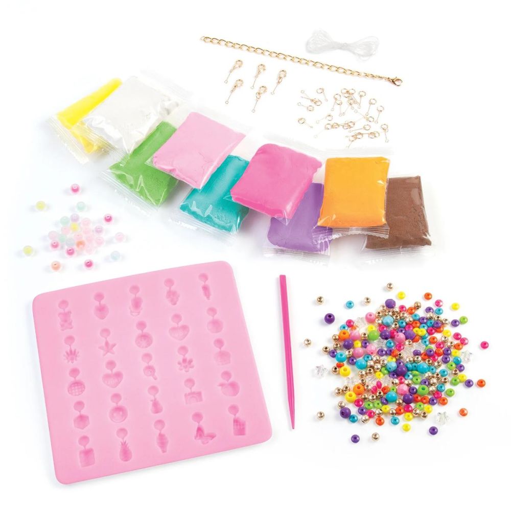 Set pentru creat bijuterii, Make It Real, 30 Clay Charm