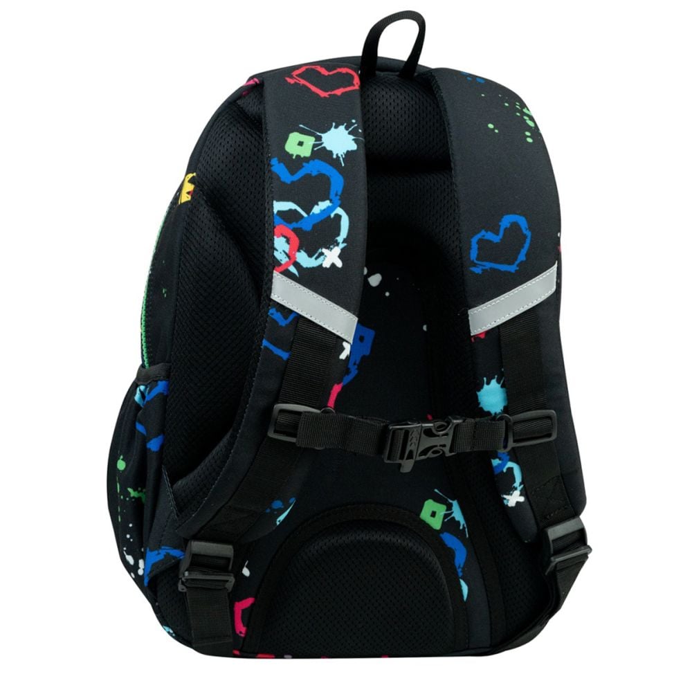 Ghiozdan cu 3 compartimente, Coolpack, Hello Kitty, Negru