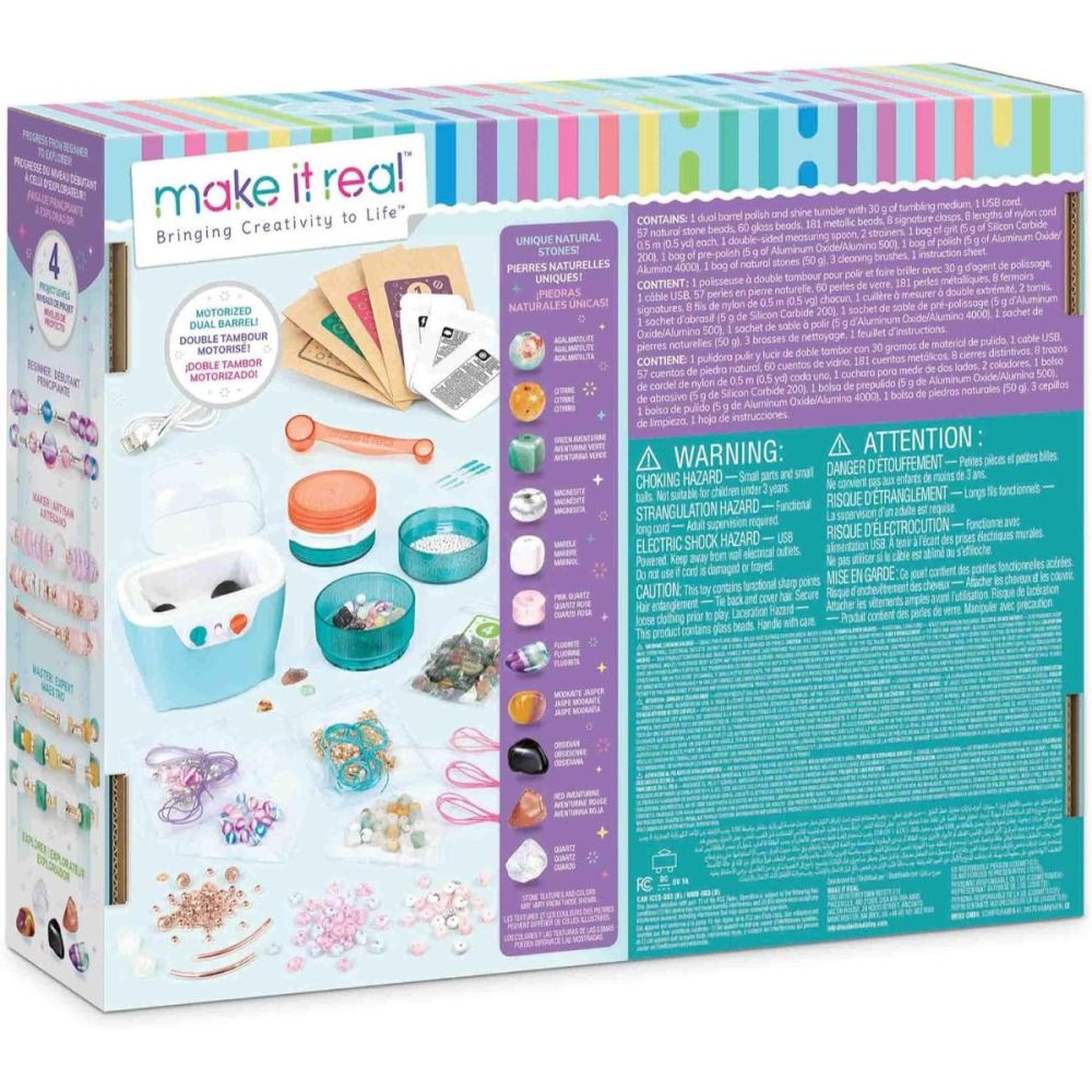 Set de lustruit pietre si margele, Make It Real, Polish And Shine