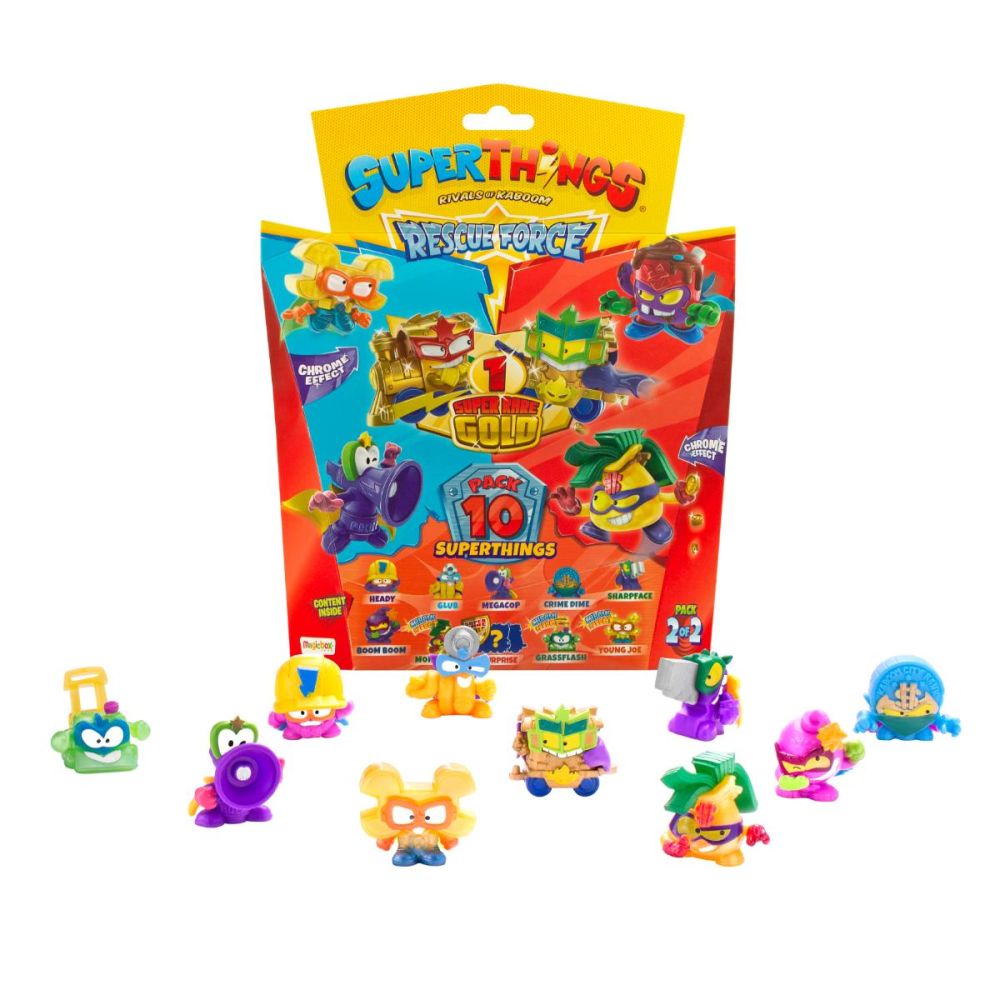 Set 10 figurine, SuperThings, Rescue Force | Noriel