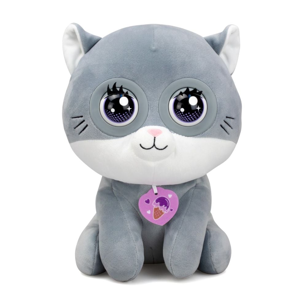 Jucarie de plus interactiva, Silverlit, Winkies, Blueberry Kitty