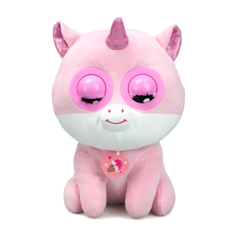 Jucarie de plus interactiva, Silverlit, Winkies, Strawberry Unicorn