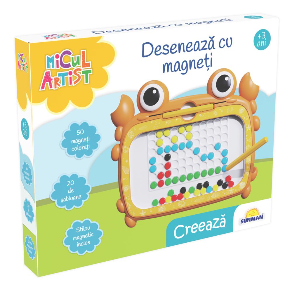Set de creatie, Micul Artist, Deseneaza cu magneti