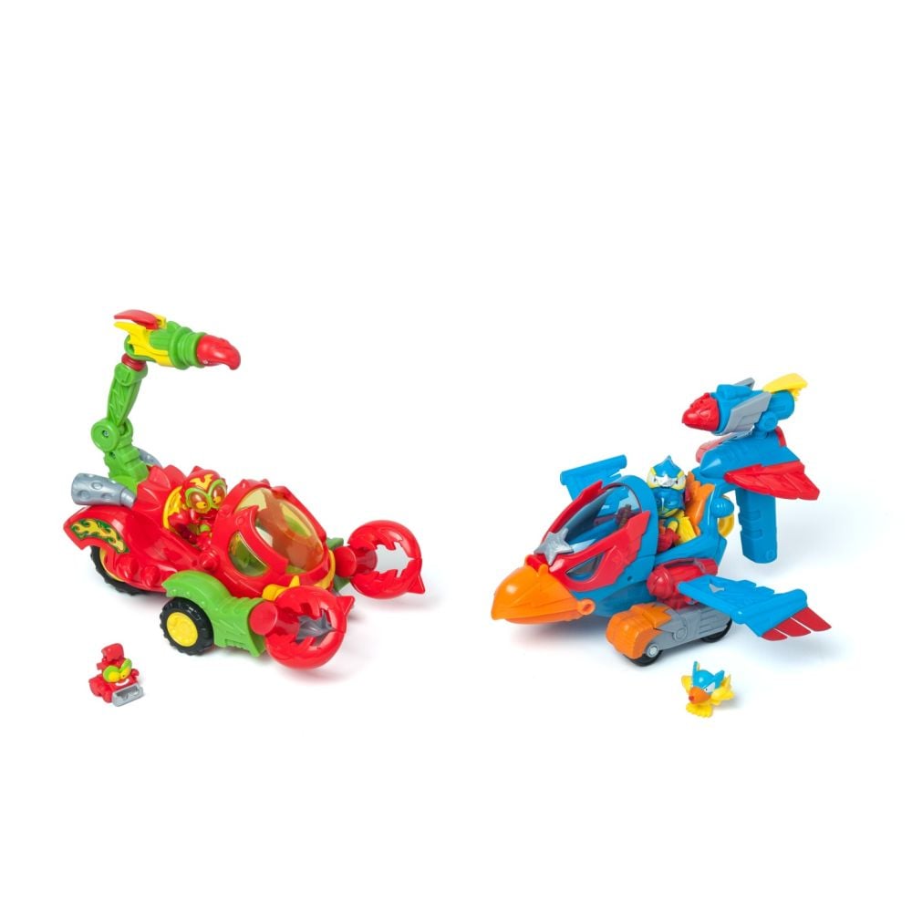 Set figurina cu vehicul, SuperThings, Wild Eagle