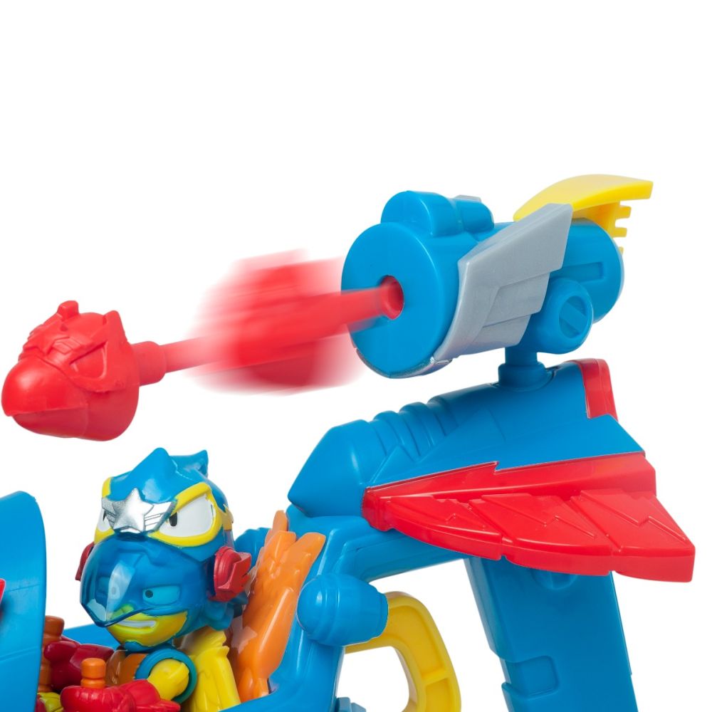 Set figurina cu vehicul, SuperThings, Wild Eagle